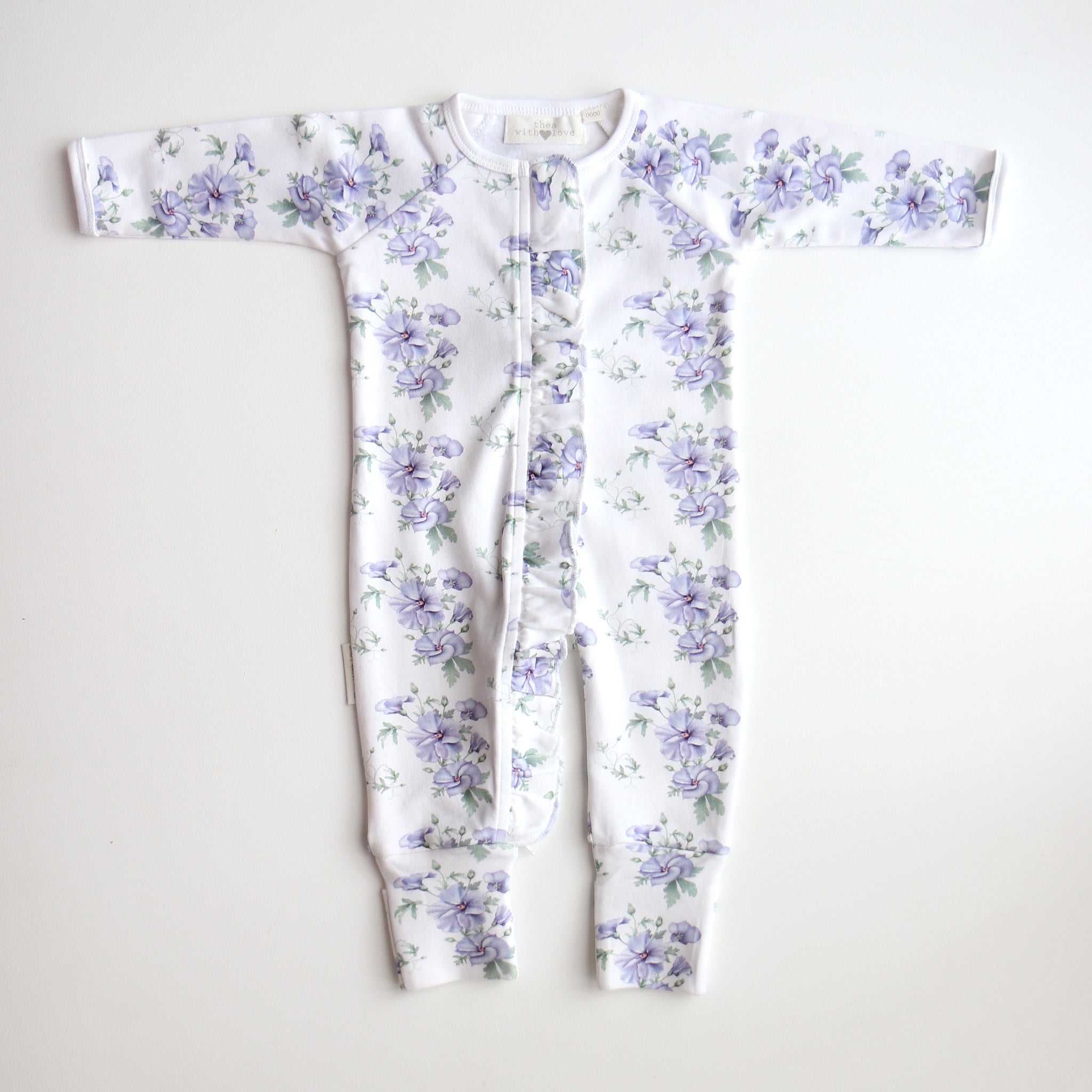 HIBISCUS_-FRILLY-ONESIE