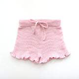 Florence Lace Cotton Knitted Shorts