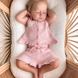 Florence Lace Cotton Knitted Shorts