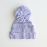 Knitted Baby Beanie Lavender