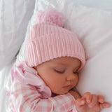 Knitted Baby Beanie Pretty Pink