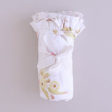 FRILL BLOSSOM JERSEY WRAP STRETCHY FOR SWADDLING NEWBORNS