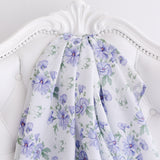 Hibiscus Organic Muslin Swaddle