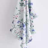 Mint Fairy Wren Frill Jersey Swaddle