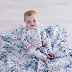 blue fairy wren frilly onesies