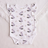 Possum Frill Short Sleeve Bodysuit