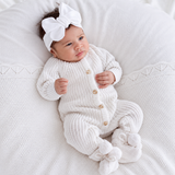 Warm White knit romper – photo 2