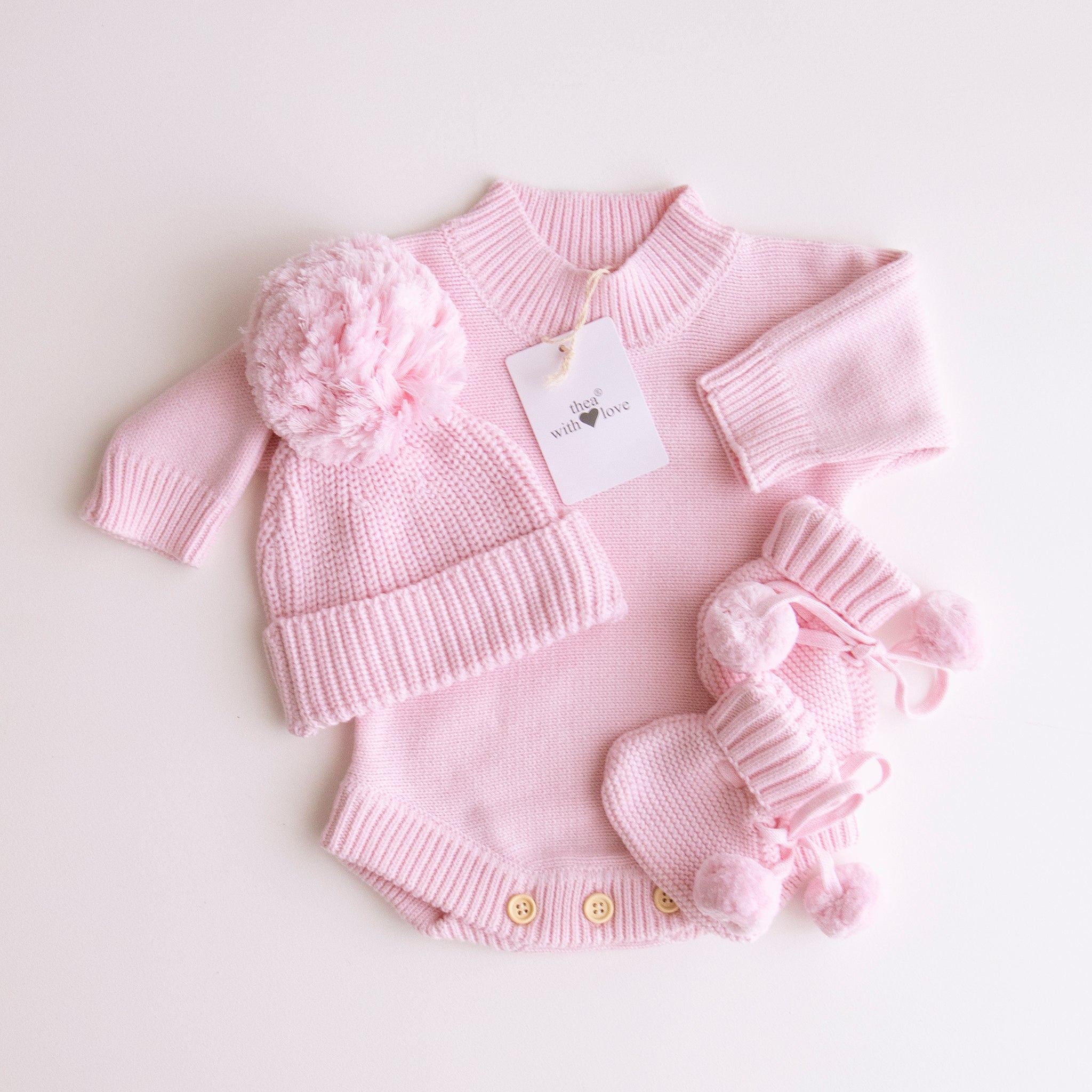 Baby Romper Pretty Pink - Heirloom