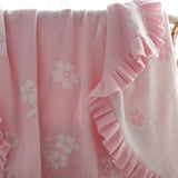 Frilly Pretty Pink Blanket