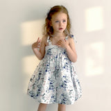Blue Fairy Wren Bubble Hem Party Dress- Coming Soon