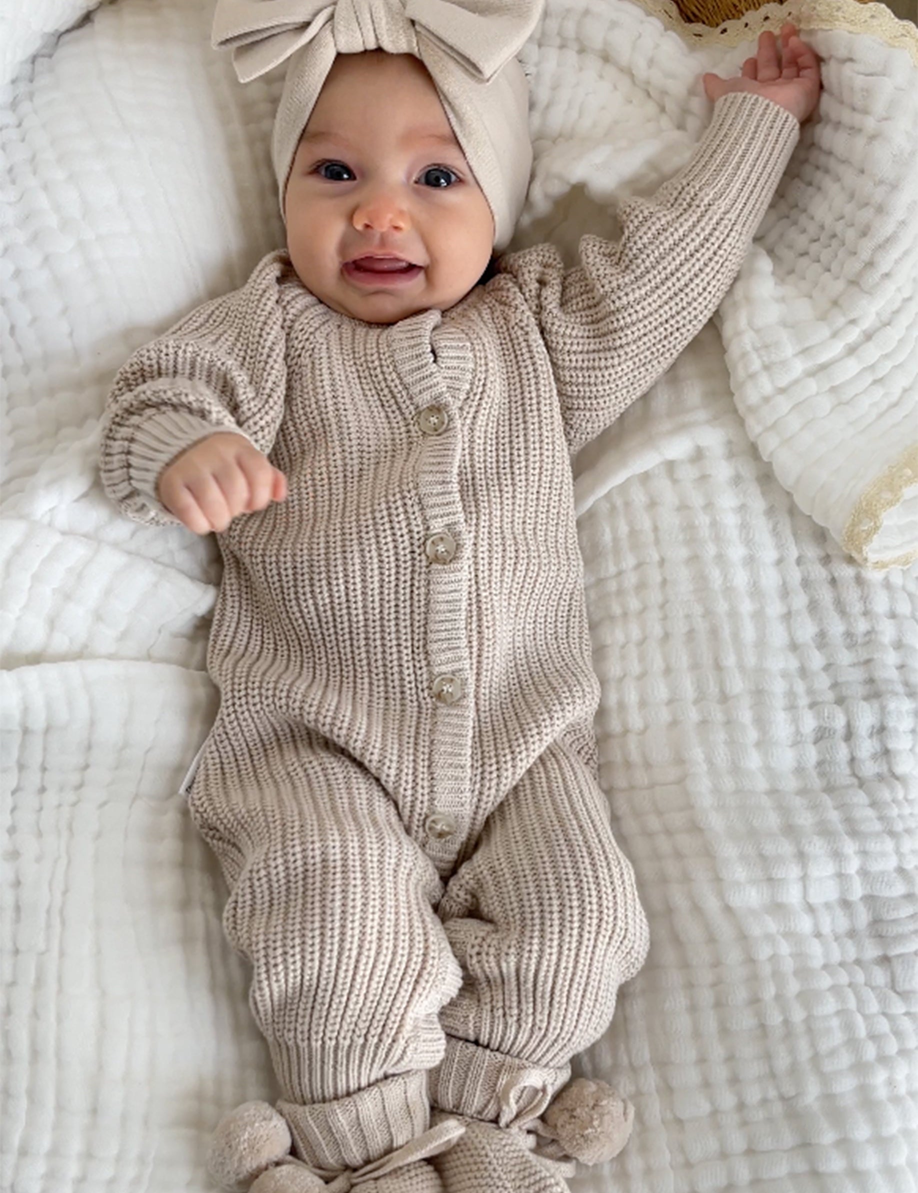 Milky Coffee knit romper – photo 2