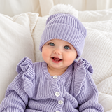 Cute Baby Beanie Lavender