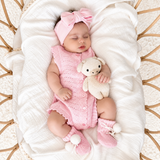 Florence Lace Cotton Knitted Bubble Romper