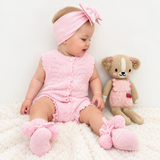 Florence Lace Cotton Knitted Bubble Romper