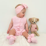 Florence Lace Cotton Knitted Bubble Romper