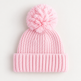 Pretty Pink knitted baby beanie by Thea With Love