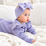 Baby Knitted Romper – Frilly Lavender – photo 6