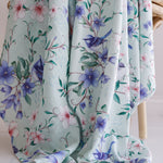Mint Fairy Wren Muslin Swaddle – photo 2