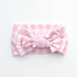 Pink Gingham Bow