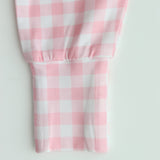 close up photo showing neat finish on the foot cuff