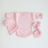 Pretty Pink Hello World - Heirloom Romper
