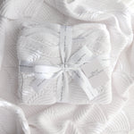 Snow cotton knit baby blanket – photo 4