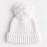 Knitted Baby Beanie – Warm White – photo 2