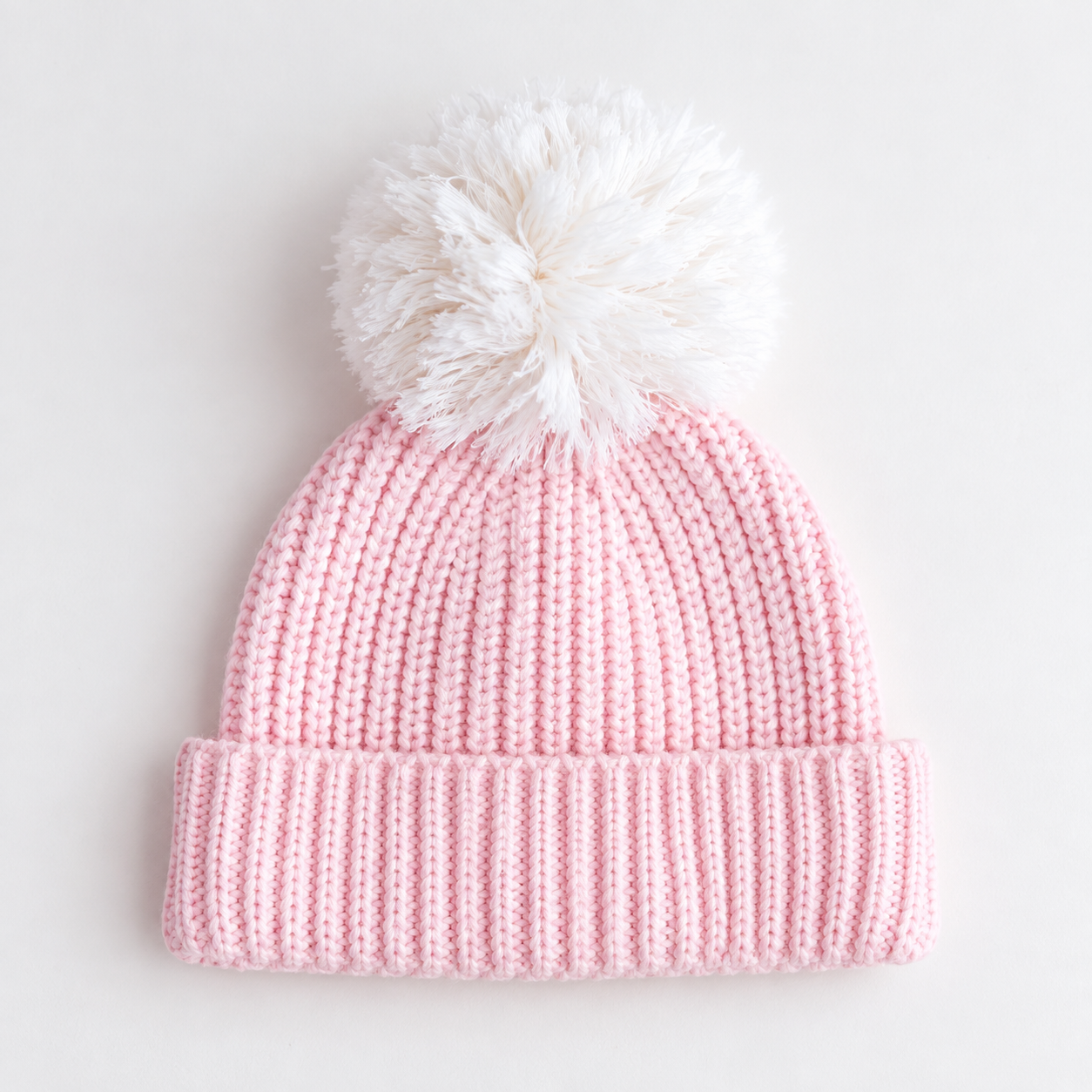 Cute Pretty Pink knitted baby beanie – photo 6