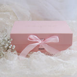 Baby Gift Set – Hello World Disc, Pink Frill Knit Romper, Booties, Bow