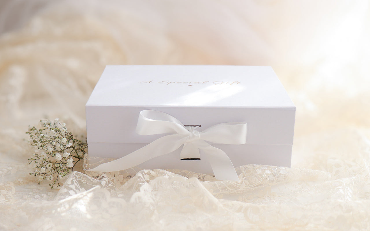 Build Your Own Large White Gift Box