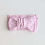 Dusky Pink Bow - One Size
