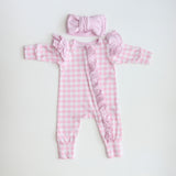 Dusky Pink Bow - One Size