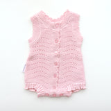 Florence Lace Cotton Knitted Bubble Romper