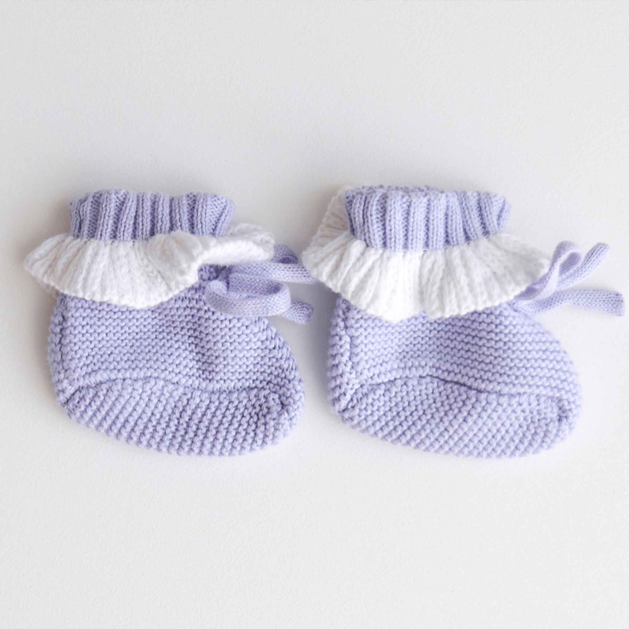 Cute Frilly Booties Lavender – photo 2
