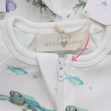 ocean turtle growsuit onesie