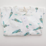 ocean turtle onesie growsuit