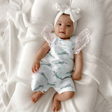 Ocean Turtle Short Leg Overalls