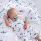 Ocean Turtle Short Leg Overalls