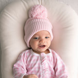 Knitted Baby Beanie Pretty Pink