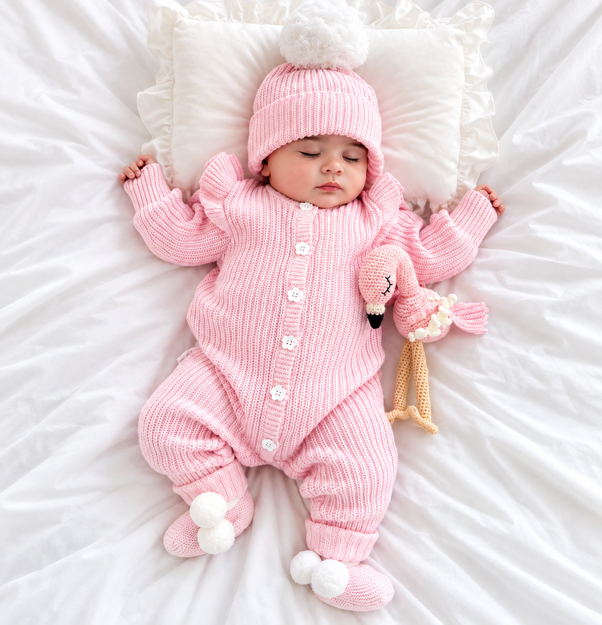 Frilly Pretty Pink Romper