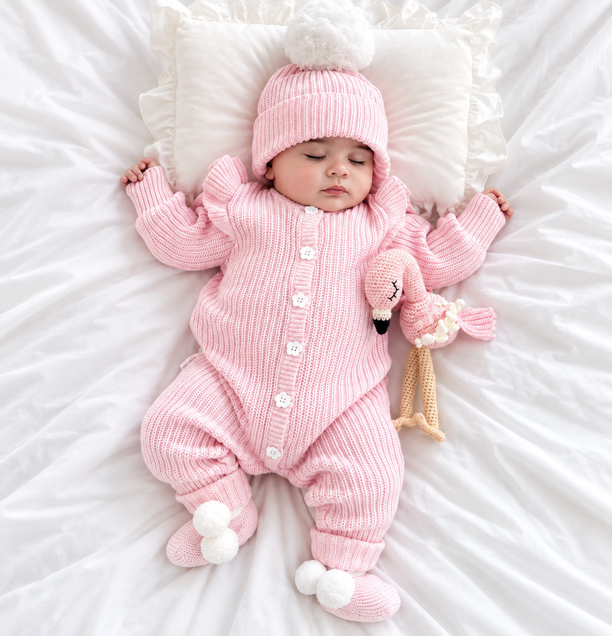 Frilly Pretty Pink Romper
