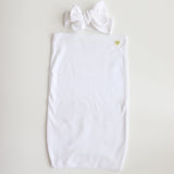 White Swaddle Sack