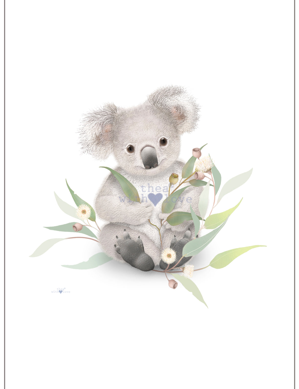 A4-Koala-BLOSSOM-NURSERY-print