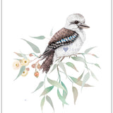 Kookaburra Nursery Print A4