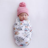 Banksia Frill Jersey Baby Swaddle