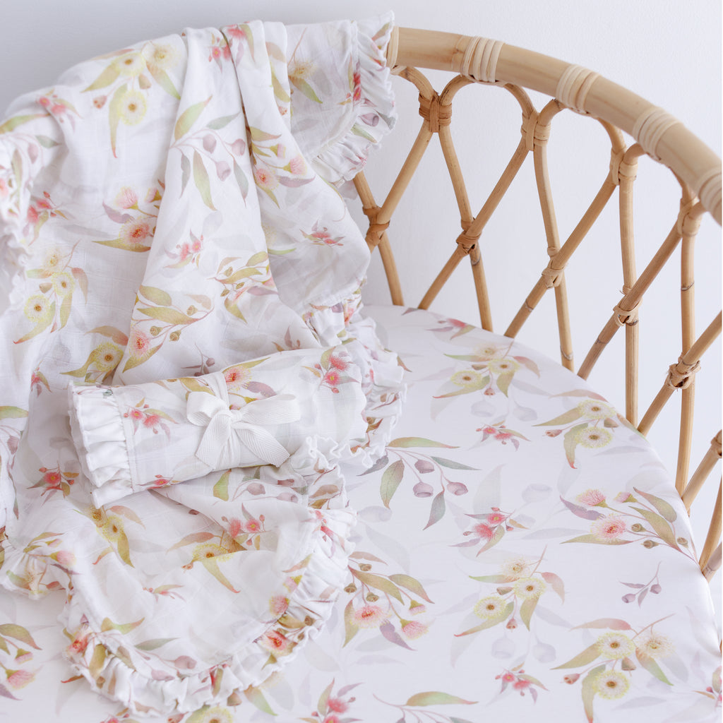 Blossom Fitted Bassinet Sheet/Change Pad Cover
