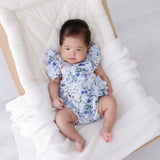 blue fairy wren ruffle playsuit