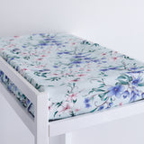 Mint Fairy Wren Fitted Bassinet Sheet/Change Pad Cover