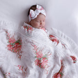 Waratah Fringe Swaddle