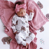 Wombat Frilly Growsuit Onesie - Clearance